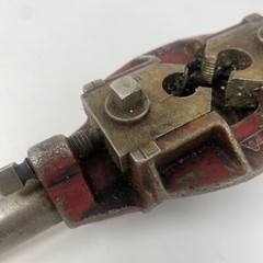 Vintage Pipe Threader with 1/2&Prime; Die Set and Guide &ndash; Greenfield Mass. USA