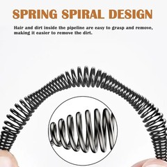 Drain Auger 25ft 1/4in Drum Plumbing Drain Snake Clog Remover Autofeed