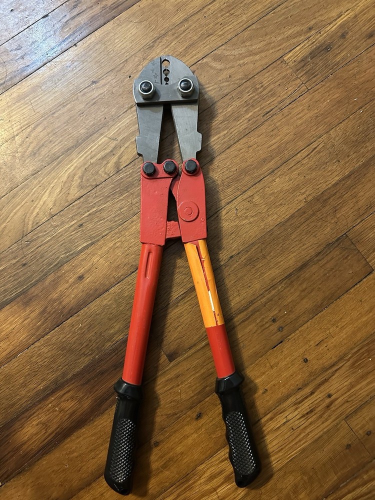Manual Swaging Tool for 1/16, 3/32, 1/8, 3/16 in Pipe Sizes, Multiple Jaw Sizes