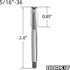 Machine Thread Tap Round Die Set Right Hand 5/1636 UNS Hardware Tools 1 Set