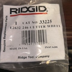 2 Count Ridgid Cutter Wheels 33225
