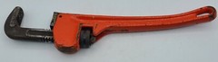 Vintage Great Neck 13&rdquo; Pipe Tool Monkey Wrench PW14 Forged Steel Heavy Duty READ