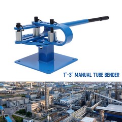 7 Dies Manual Pipe Bender Metal Tube Rod Bending Tool+44 Inch Telescopic Handle