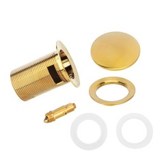 Brushed Gold Freestanding Bathtub Drain Stopper, Compatible with