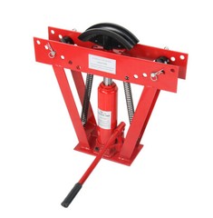 12 Ton Pipe Bender Manual Hydraulic w/6 Dies Piping Bending Exhaust Tube Tools