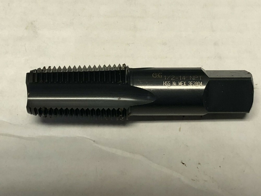 1/2-14 NPT HIGH SPEED STEEL PIPE TAP Ni+Ox