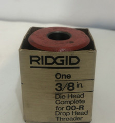 Ridgid 00-R 3/8 Pipe Threader Die Head &ndash; VGC