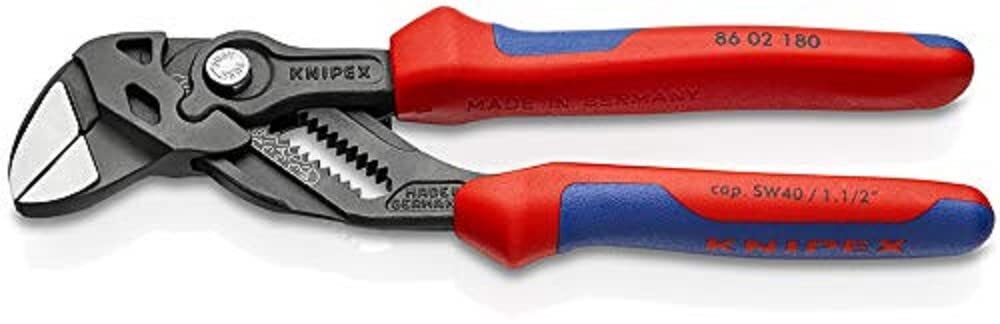 KNIPEX Tools Pliers Wrench Black Finish Multi-Component 8602180