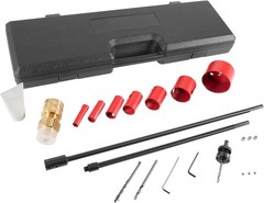 08350 DM3MECH Mechanical Hot Tapping Machine Kit for NPT w/Hole Saws and Arbor