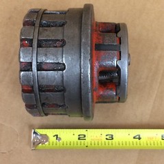 3/4&Prime; NPT RIDGID Alloy RH Hand Threader Die Head W/ Dies 12-R USA .75