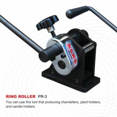 KAKA Industrial PR-3 Manual Plate Steel Ring Roll Bender, Easy Operation