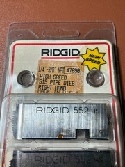 Ridgid 47890 1/4&Prime; -3/8&Prime; NPT High Speed 515 Pipe Dies Right Hand