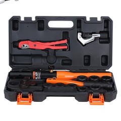 VEVOR Copper Tube Fittings Crimping Tool with 8 Jaws Pipe Cutter 360&deg; Rotatable