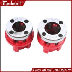 Findmall Ratchet Pipe Threader Kit W/3 Dies 1/2&Prime; 3/4&Prime; 1&Prime; NPT Pipe Threading Tool