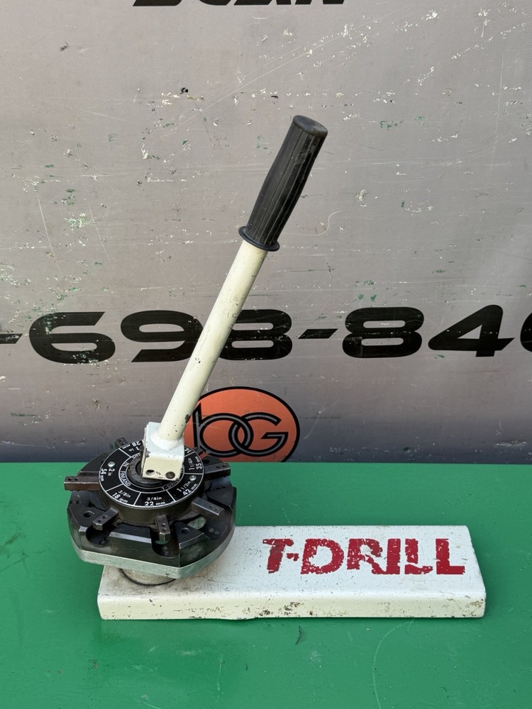 T-Drill T Notcher Tee Forming Machine Model ND-54 #1