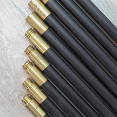 FAIDRSET12 9M Drain Rod Set &ndash; 10 Rods, Plunger & Worm with Brass Connectors