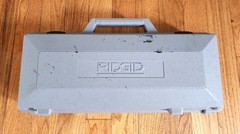 RIDGID 918 DRIVE & GROOVE ROLL SET WITH CASE 2-6 SCH 10-40-50-150 MM