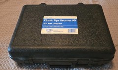 Reed Tool PPRK4 Plastic Pipe Reamer Kit, 4-Piece with Case (Very Light Use)