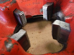 Lot Of 2 Ridgid 811A Pipe Threading Die Heads With Dies SEE DESCRIPTION *NDR7