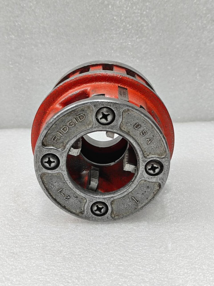 Reconditioned RIDGID 37410 Old Style Die Head 1&Prime; 2-1 NPT Alloy RH for 12-R