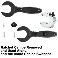 Ratchet Pipe Cutting Tool 5/16&Prime; &ndash; 1-1/8&Prime; PVC Copper Aluminium Tube Cutter Tool