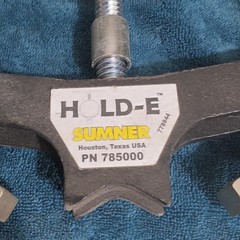 Sumner 785000 Hold-E Pipe Clamp, For 3/4 in to 6 in Pipe