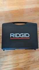 RIDGID RP 115 Mini Press Tool Kit &ndash; 12V Battery 1/2 & 3/4 Jaws