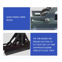 Three-roll Bending Machine TR-40 Steel Pipe Square Tube Roller Bending Machine