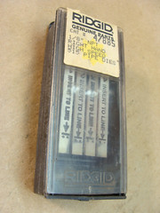 NEW NOS RIDGID 47885 1/8&Prime; NPT RH HS 515 pipe dies die set
