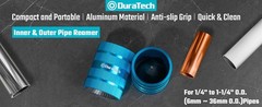 DURATECH Pipe Reamer Deburring Tool, 1/4 To 1-1/4 In, Blue DTTPR-S