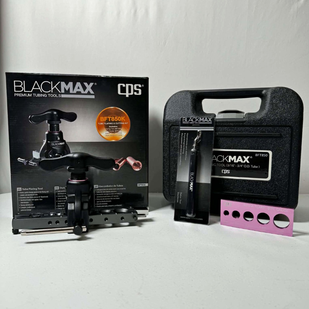 CPS BlackMax BFT850K Tube Flaring & Cutting Kit Brand New HVAC Tool 3/16&Prime;-3/4&Prime;