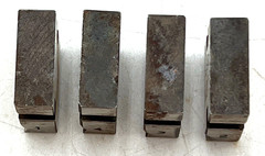 RIDGE TOOL CO RIDGID 2&Prime; PIPE THREADING DIES SET OF 4 NEW W/SURFACE RUST