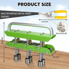 Three-Station Edge Roller Bender 0-90&deg;Bending Angle Adjustable for 29 to 22-Gaug