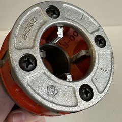 RIDGID Cat: 36900 Model: 00-R 1&rdquo; NPT Complete Die Head Only New Out Of Box