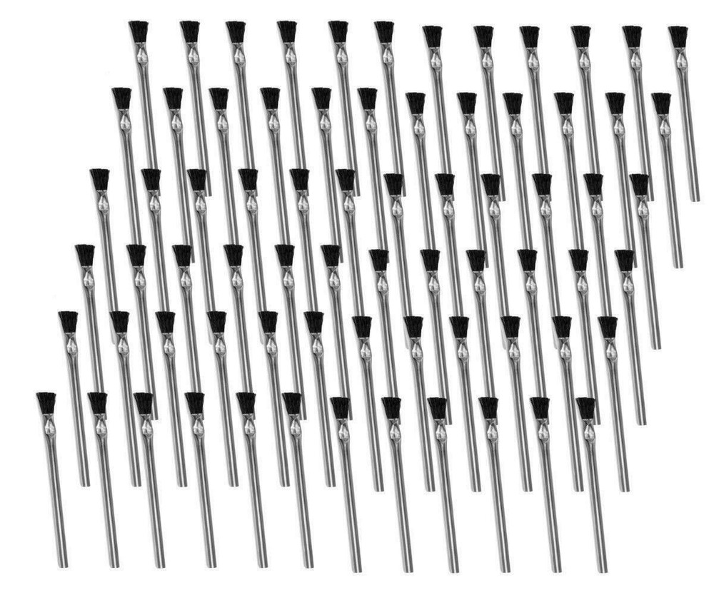 Oatey 30712 Acid Brushes 6&Prime; Horsehair Bristles for Solder Flux Contact 72 ct