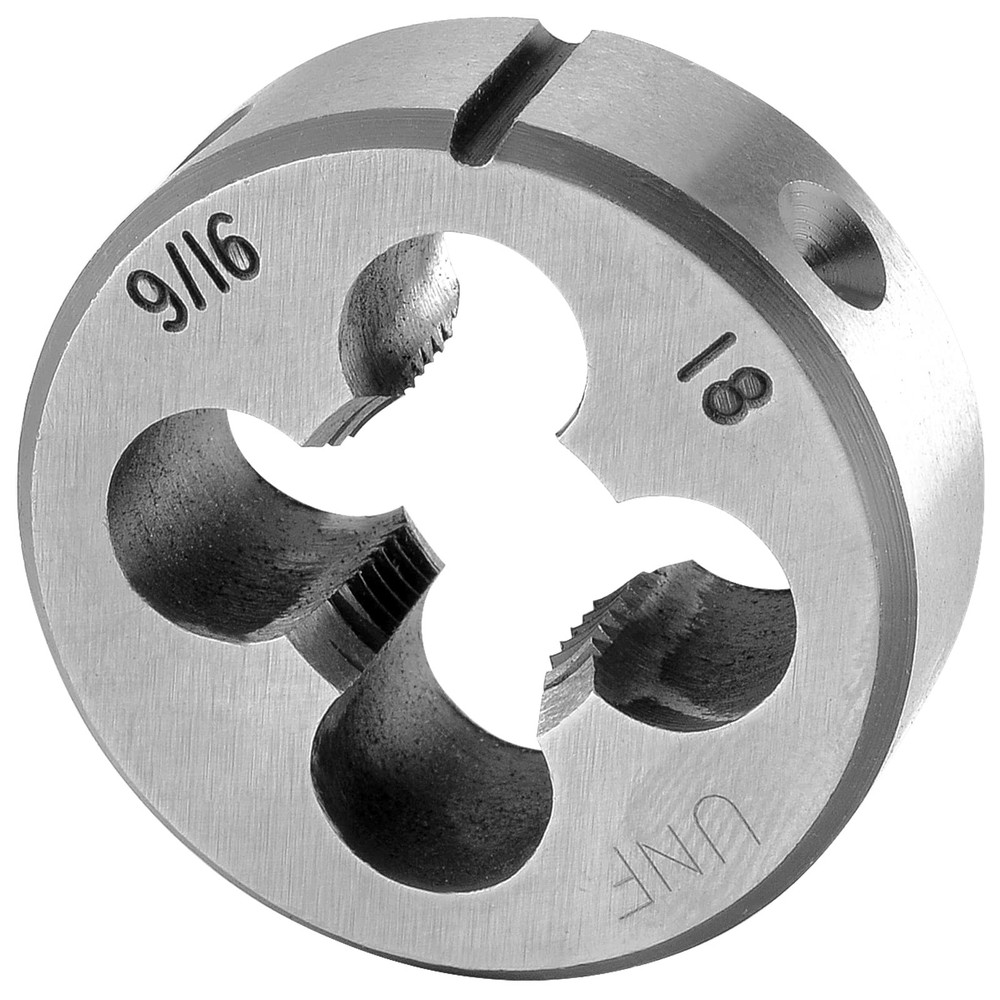 9/16 Inch18 UNF Round Threading Machine Die Right Hand Repair Hand Tool