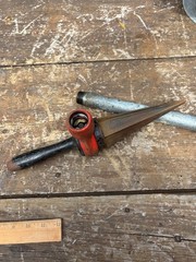 RIDGID No. 2 LONG GRIP RATCHETING REAMER w/Handle