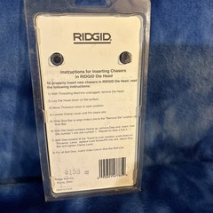 RIDGID 47785 Stainless Pipe Dies 1/2&Prime;-3/4&Prime; NPT High Speed Universal (LA67S)
