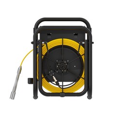 HD 1080P Sewer Pipe Inspection Camera with Keyboard Meter Counter 7&Prime; Monitor 50M