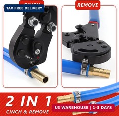 Pex Crimping Tool Kit Cinch and Remove Dual-Function Pex Crimp Tool 3/8&Prime; to 1&Prime; P