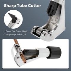 Flaring Tool Kit Single Flare 9 Sizes 1/8 to 3/4 Inch Copper Tubing HVAC Auto