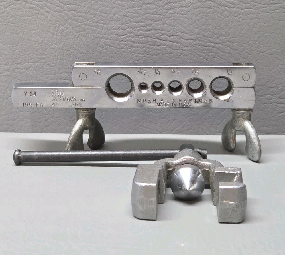 Imperial Eastman 195-FA 45 Degree Flaring Tool 3/16-5/8 USA Vintage