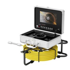 7inch Sewer Pipe Inspection Camera Drain Sewer Pipeline Industrial Endoscope 20m