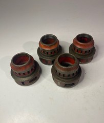 Lot of FOUR (4) RIDGID 2&Prime; Die-Head Pipe Threaders (USED) 12R