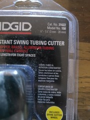 RIDGID 31622 Constant Swing Tubing Cutter