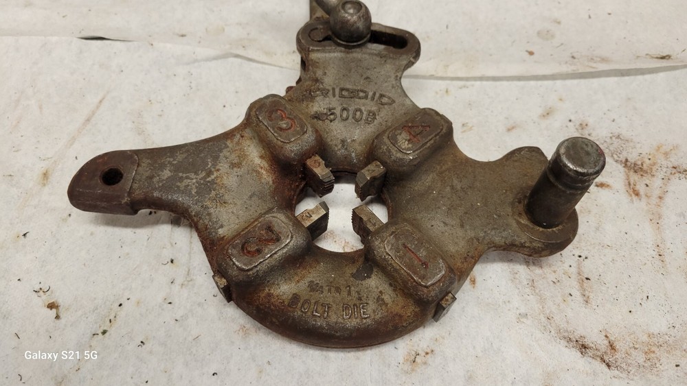 Ridgid 500B Bolt Die Head With 5/8-11 #3