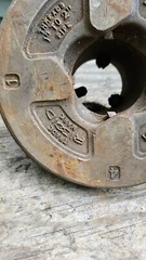 ANTIQUE RIDGID TOOL CO NO.65-R RIGID 1&Prime; TO 2&Prime; RATCHET PIPE THREADER