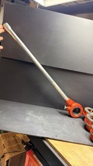 RIDGID 12-R Manual Ratcheting Pipe Threader Set 1/2 3/4 1 1-1/4 NPT Tested