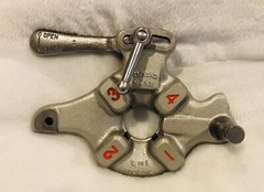 RIDGID 531 Threading Machine Die Head, Auto Oiling, Bolt Die Head, 1/4&rdquo;-2&rdquo;
