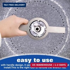 SPEEDWOX Spanner Wrench For Washer Tub Nut 21366 Stainless Steel Tub Drain Wrenc